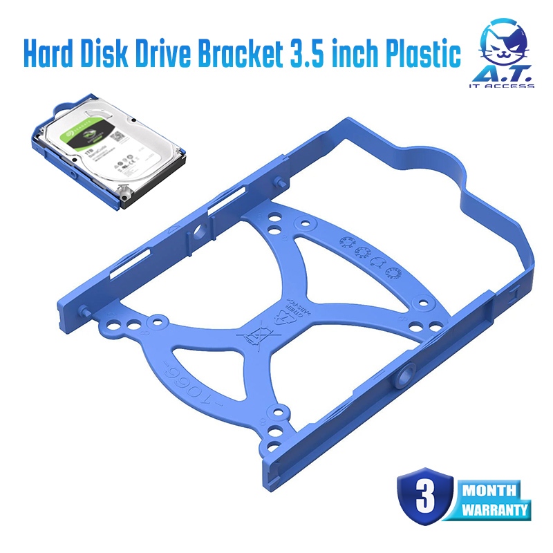 Desktop Computer Chassis Universal Hard Disk Drive Bracket 3.5 inch Plastic