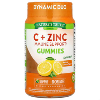 Nature's Truth, C + Zinc, Immune Support Gummies, Natural Le…