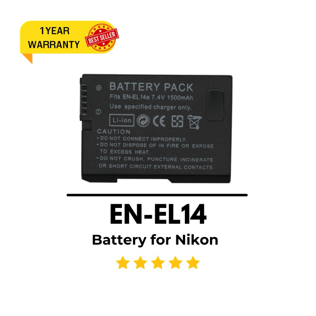 EN-EL14 / EN-EL14a Battery for Nikon