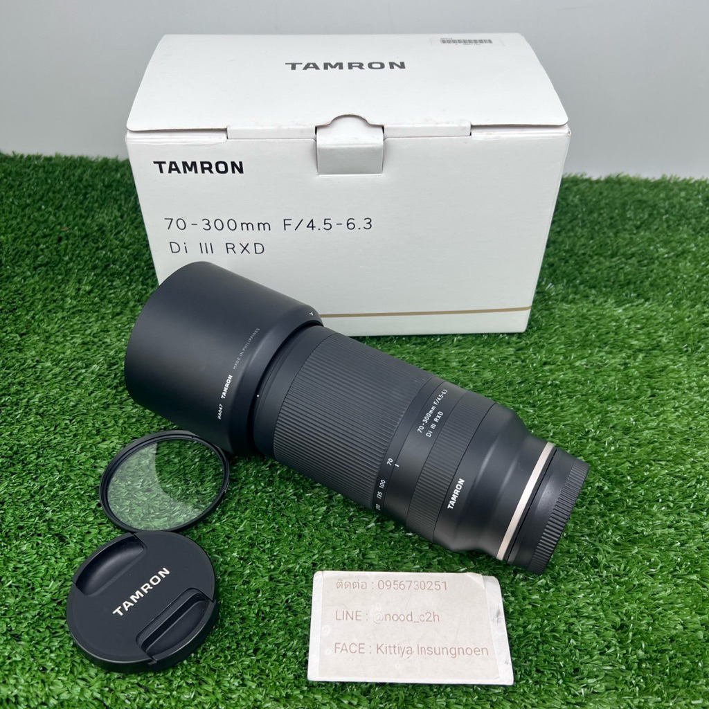 เลนส์ Tamron 70-300mm F4.5-6.3 Di III RXD สำหรับ Sony หมดประกัน สภาพสวย