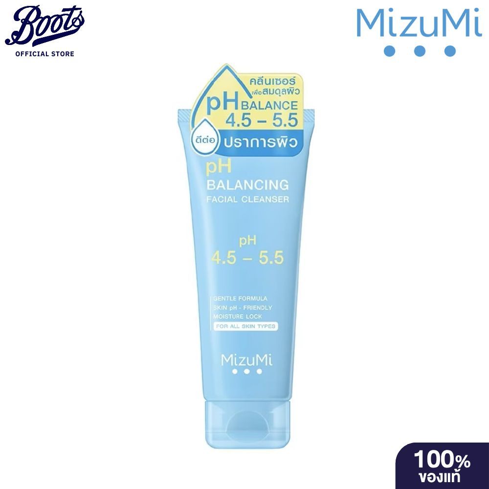 MizuMiมิซึมิ พีเอช บาลานซิ่ง เฟเชียล คลีนเซอร์ 100 มล.