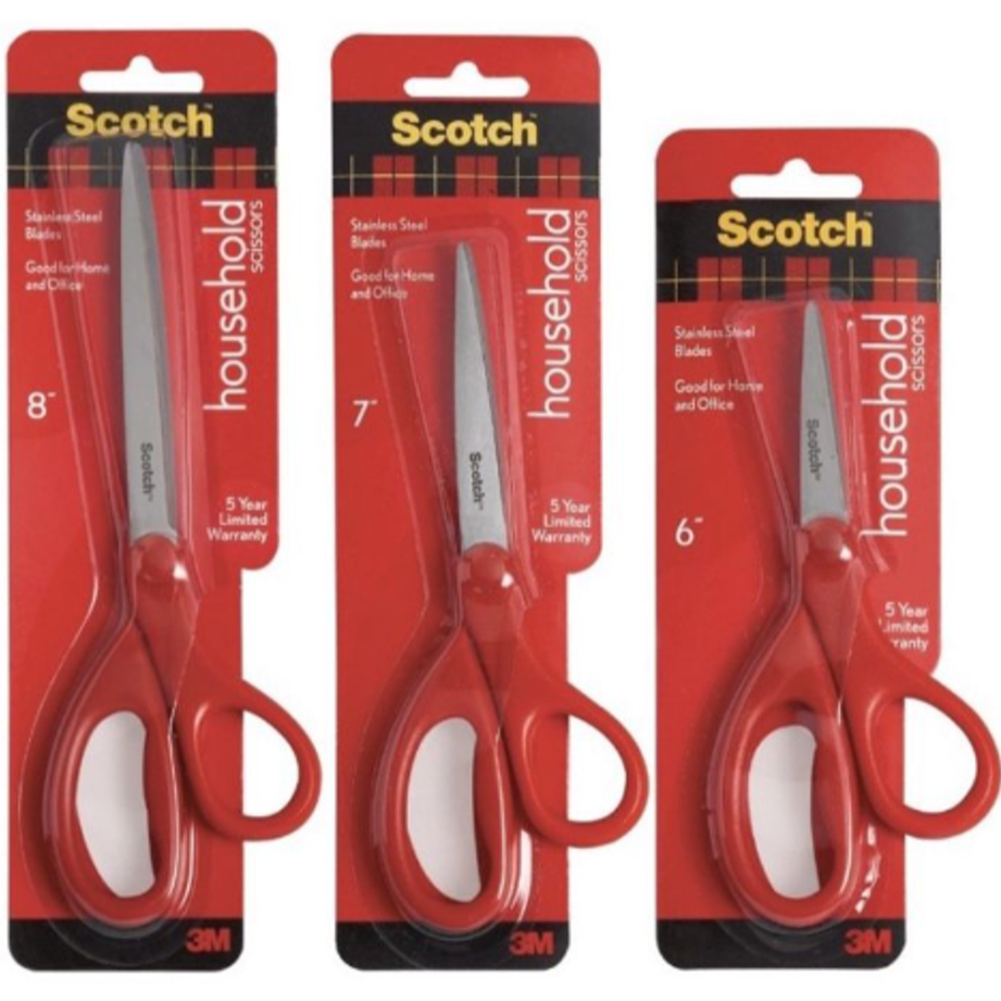 กรรไกร 3M SCOTCH รุ่น PRECISION  ขนาด 6" , 7" , 8"