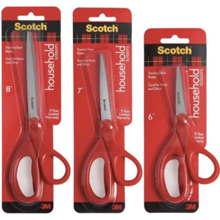 กรรไกร 3M SCOTCH รุ่น PRECISION  ขนาด 6" , 7" , 8"