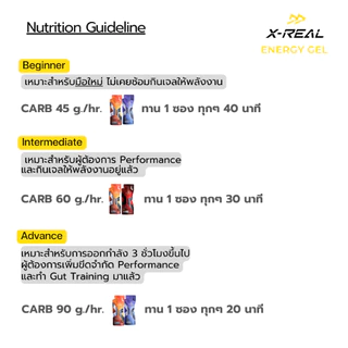 🔥[2 กล่อง 24 ซอง]🔥 X-REAL Energy Gel box (รสโคล่า / รสแบล็คเคอแรนท์ / รสส้ม / คละรส)
