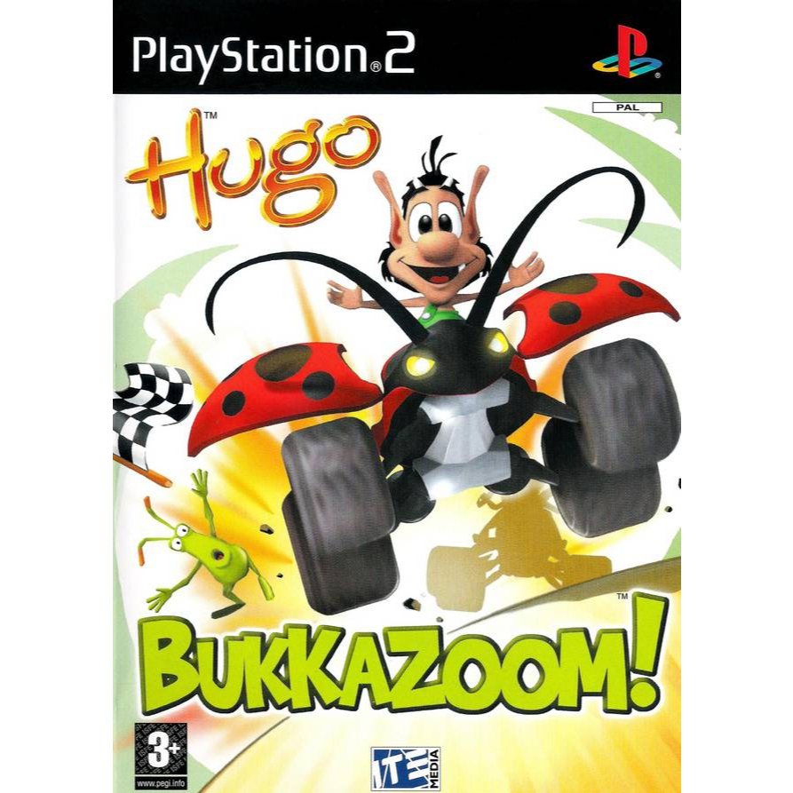 [PS2] Hugo Bukkazoom! (1 DISC) เกมเพลทู แผ่นก็อปปี้ไรท์ PS2 GAMES BURNED DVD-R DISC
