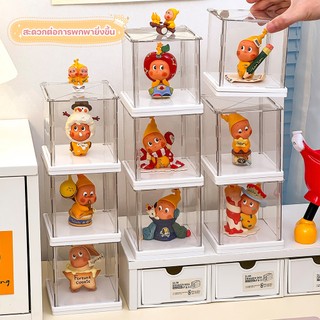 กล่องใส่โมเดล ฟิกเกอร์ Blind Box กล่องเก็บฟิกเกอร์ หมุนได้ สะดวกในการเก็บของ มีให้เลือก 3 สี ประหยัดพื้นที่