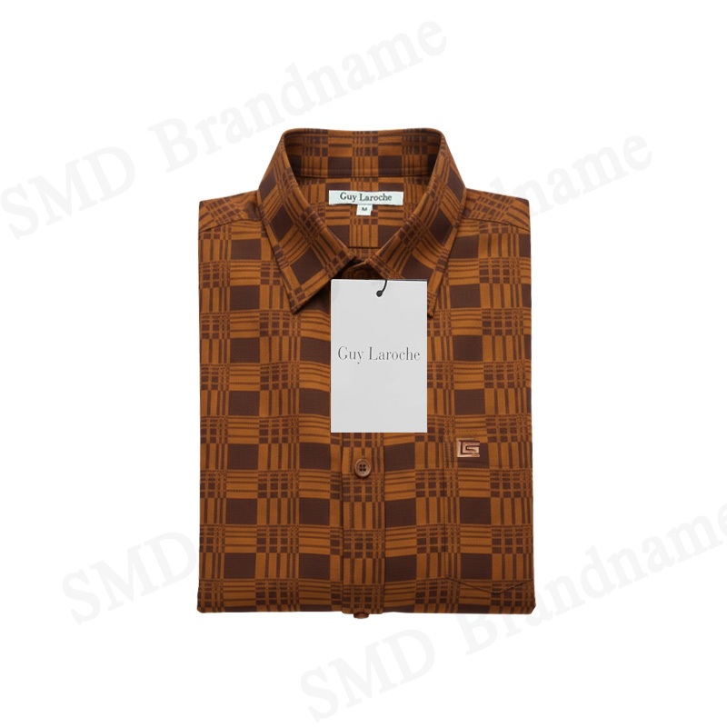 Guy Laroche เสื้อเชิ้ตแขนยาวผู้ชาย รุ่น Man's Long Sleeves Shirt Code: BAB9203W3BR - รูปที่ 4