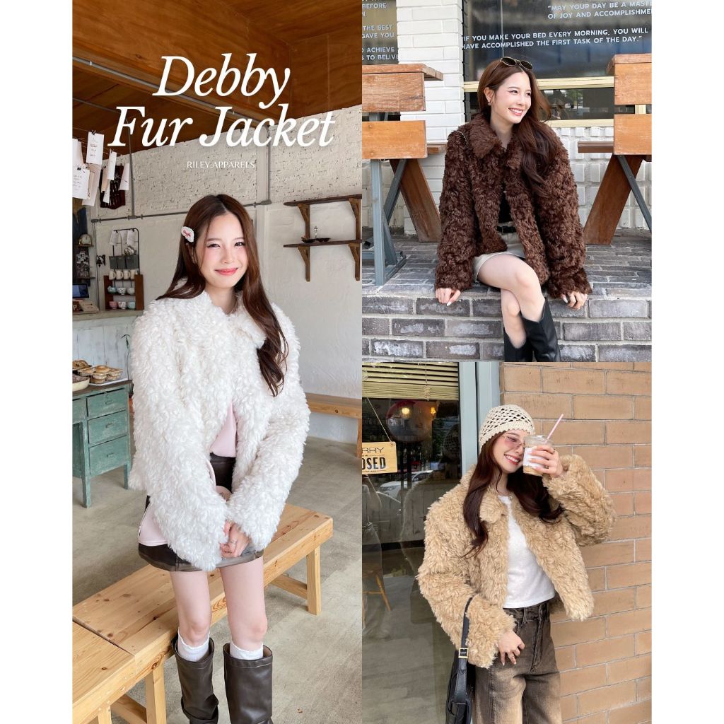 Riley.apparels - Debby fur jacket 9142
