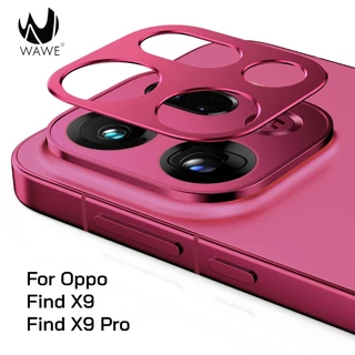 [ส่งจากกทม.] กันรอยเลนส์กล้อง Oppo Find X9/X9s และ Find X9 Pro วัสดุแผ่นอลูมิเนียมสีดำด้านและสีแดง ปกป้องกล้องตัวเทพ