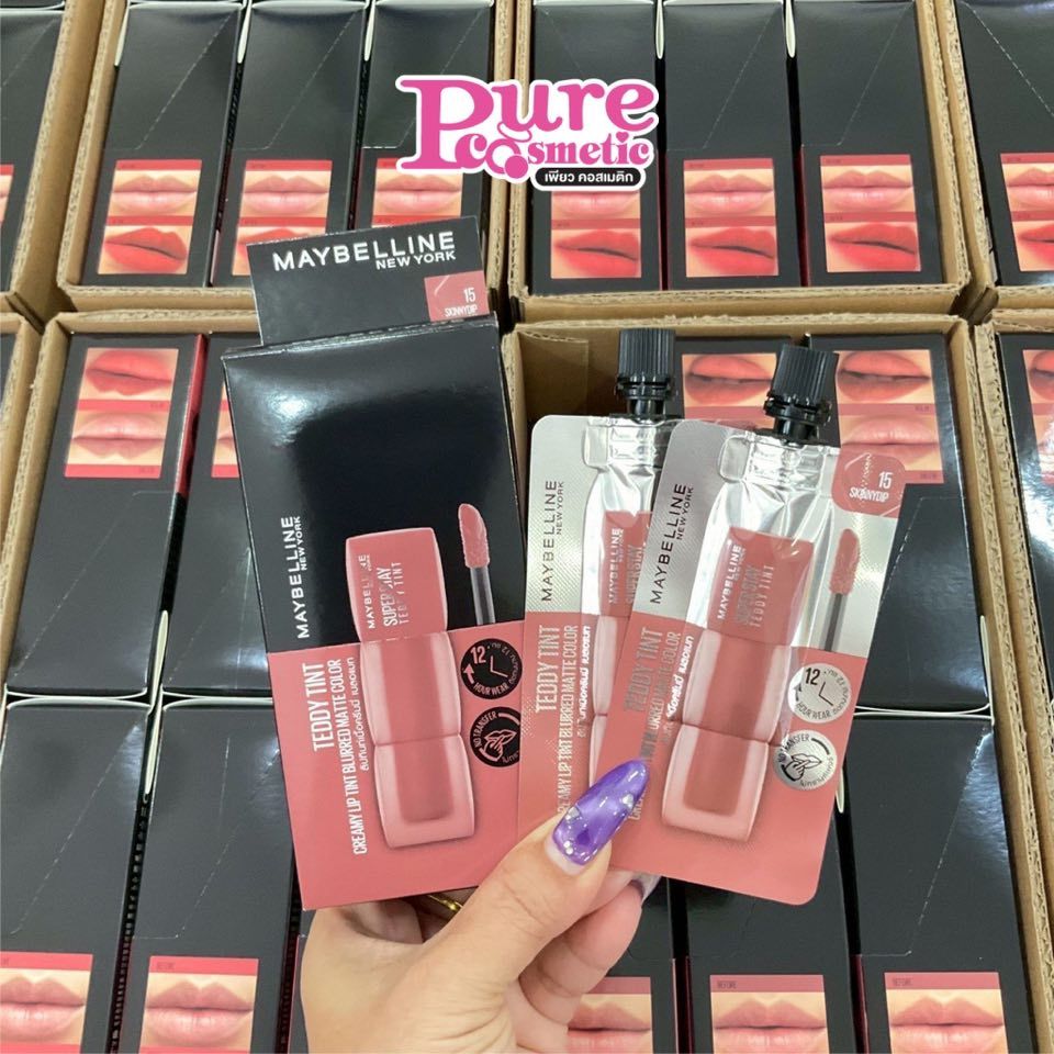 เพียวคอสMaybelline super stay teddy tint เมย์เบลลีน รูปที่ 3