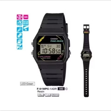 นาฬิกาข้อมือ Casio รุ่น F-91WPC-1ADR PAC-MAN Watch Quart