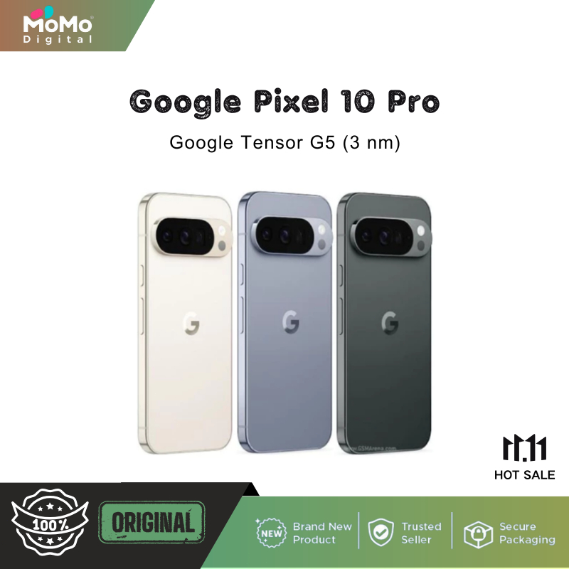 Google Pixel 10 Pro Nano-SlM + eSlM Google Tensor G5 (3 nm) 6.3 inches 120Hz 1280 x 2856 pixels 4870 mAh 30W