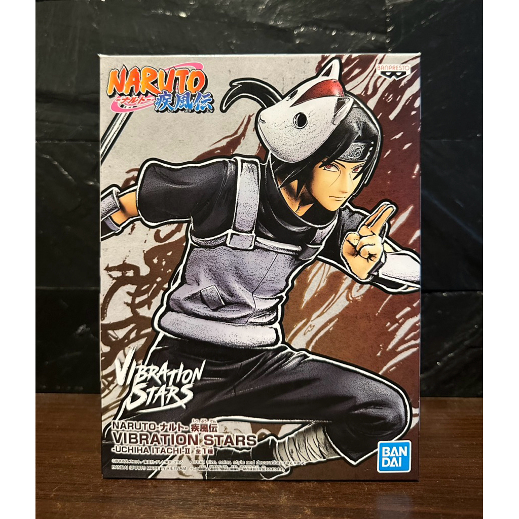 (ลิขสิทธิ์แท้💯% มือ2) อุจิวะ อิทาจิ Uchiha Itachi นารูโตะ Naruto  Shippuden Vibration Stars ll หายาก