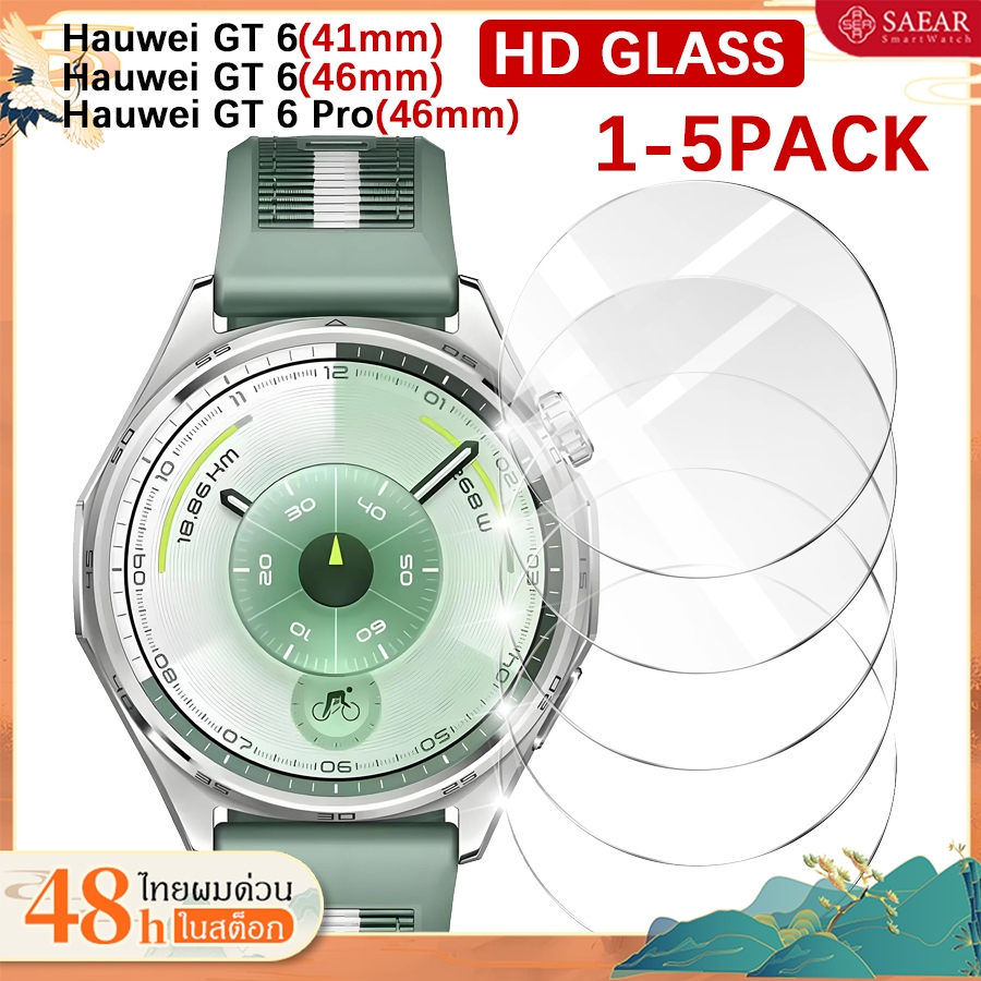 แก้วนิรภัย 9H สำหรับนาฬิกา Huawei GT 6 Pro 46 มม. 41 มม.ป้องกันหน้าจอพรีเมี่ยมHD Anti-scratch ฟิล์มสำหรับ HUAWEI GT6