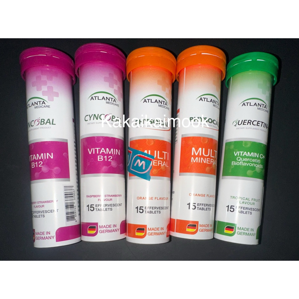 วิตามินเม็ดฟู่ Atlanta 5 หลอด 600 บาท