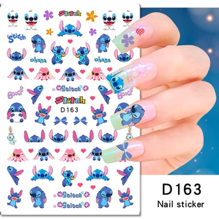 สติกเกอร์ติดเล็บ ลายมิกกี้เม้าส์ 3D มีหลากหลายแบบให้เลือก สินค้าพร้อมส่งในไทย