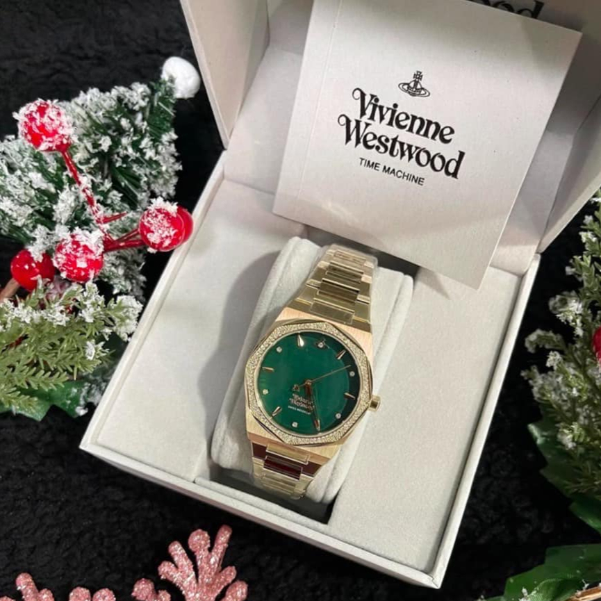 นาฬิกา Vivienne Westwood นาฬิกาข้อมือผู้หญิง นาฬิกาผู้หญิง แบรนด์เนม Brandname รุ่น VV244QGRGD VV244SLSL ความกว้าง：34MM ราคา ถูกที่สุด ดีลบีเคเค แกลเลอรีภาพที่ 3