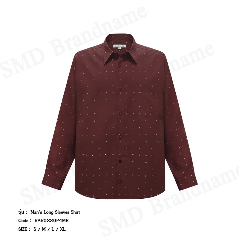 Guy Laroche เสื้อเชิ้ตแขนยาวผู้ชาย รุ่น Man’s Long Sleeves Shirt Code: BAB5220P4MR