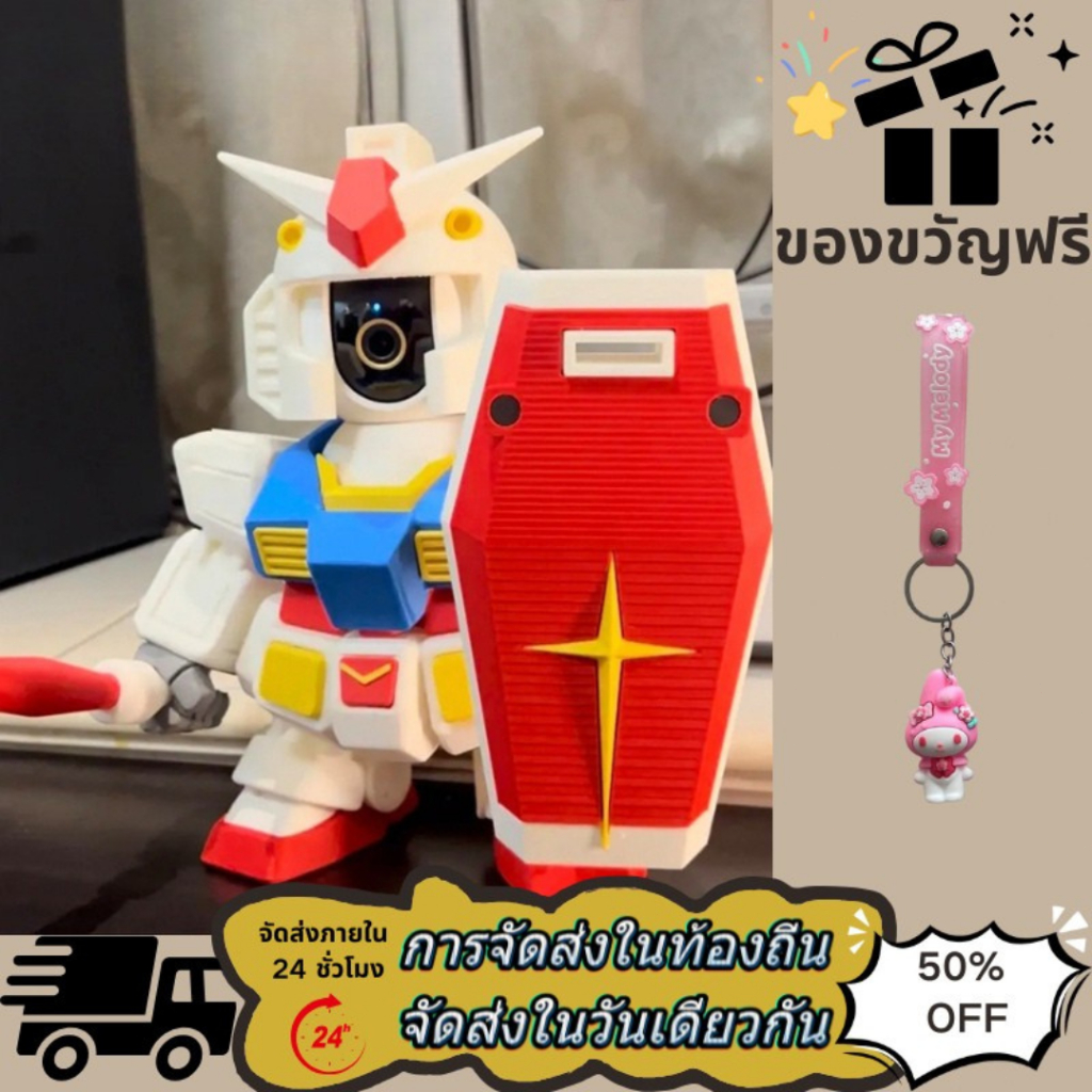 💥การพิมพ์ 3ง กล้องกันดั้มเปลือกตกแต่งหุ่นยนต์เกราะเหมาะสําหรับ เสี่ยวหมี่ 2-3 หัวตรวจสอบ เดรดล็อกส์