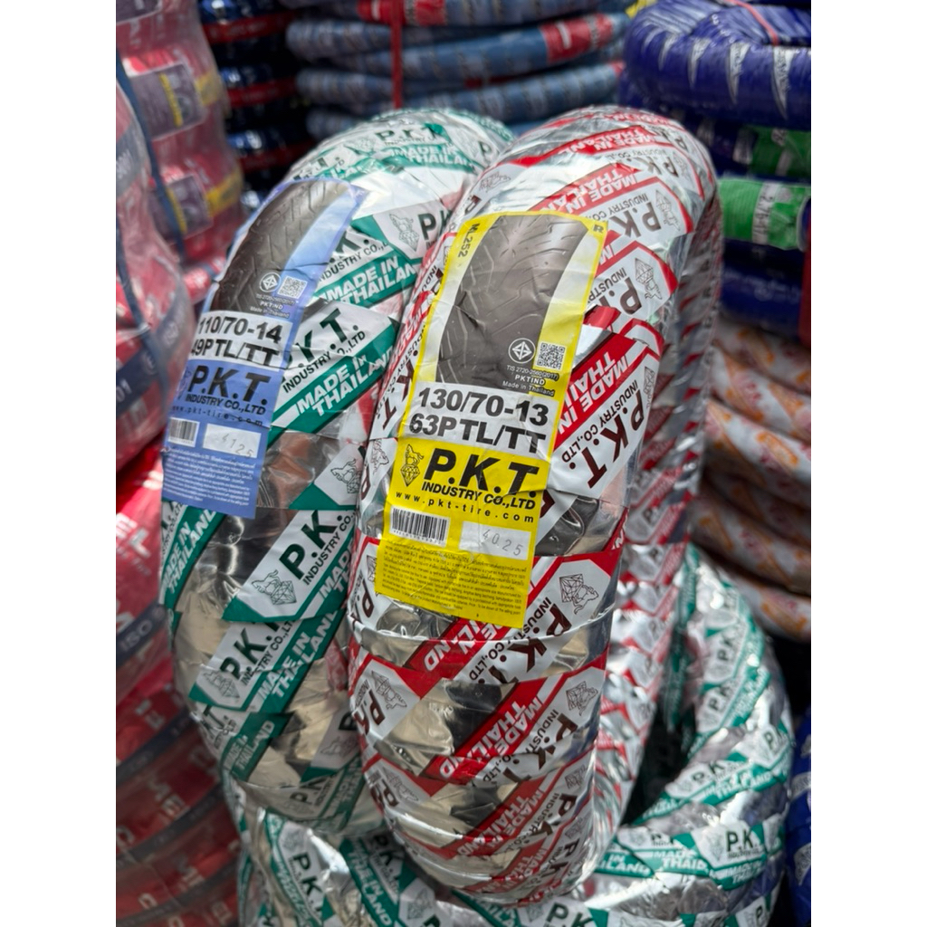 ยางนอก PKT ลาย ML251, ML252 (SIZE): ล้อหน้า 100/90-12 59P, 110/70-14 49P ล้อหลัง 110/90-12 64P, 130/70-13 63P - รูปที่ 3