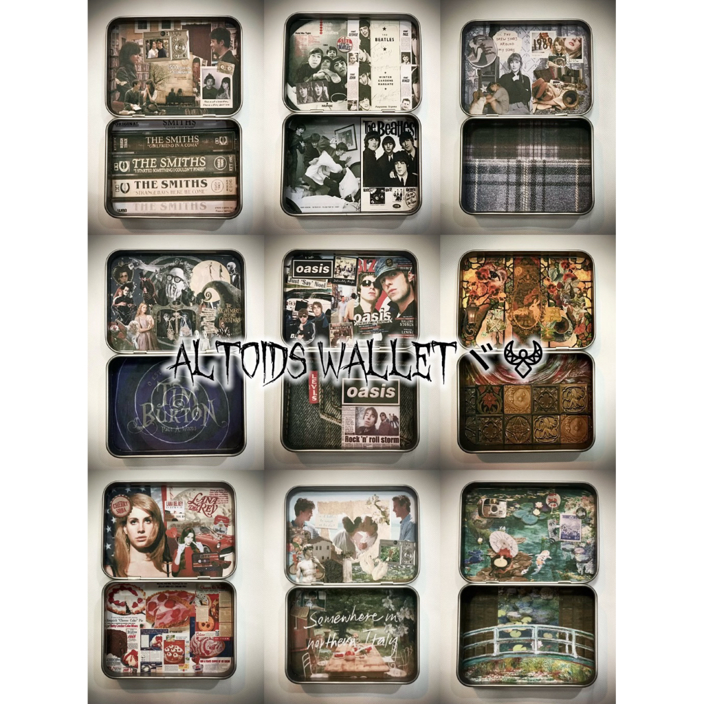 (preorder) altoids wallet - รับออกแบบกล่องเหล็กใส่ของ
