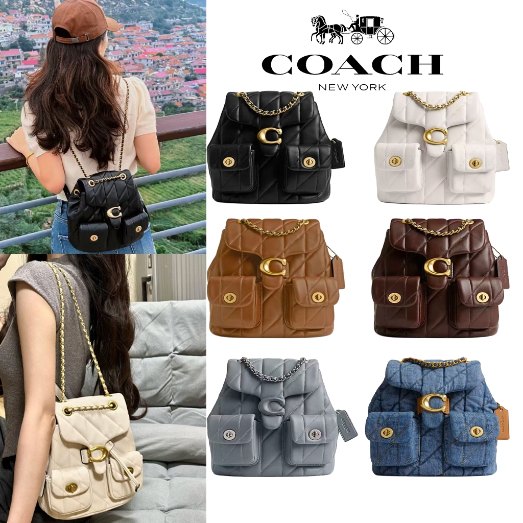 ของแท้ 100% COACH Tabby 22 กระเป๋าเป้ เก๋ๆ หลากหลายสไตล์ เทรนด์ฮิต แฟชั่น รุ่นใหม่ล่าสุดแห่งปี