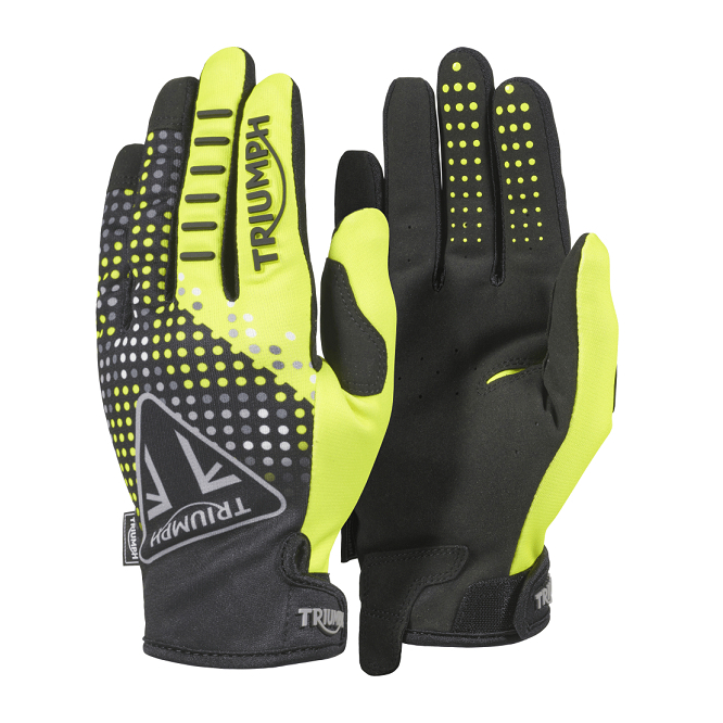 ถุงมือไทรอัมพ์ Triumph Roller Mx Glove Fluro/black MGVS25506