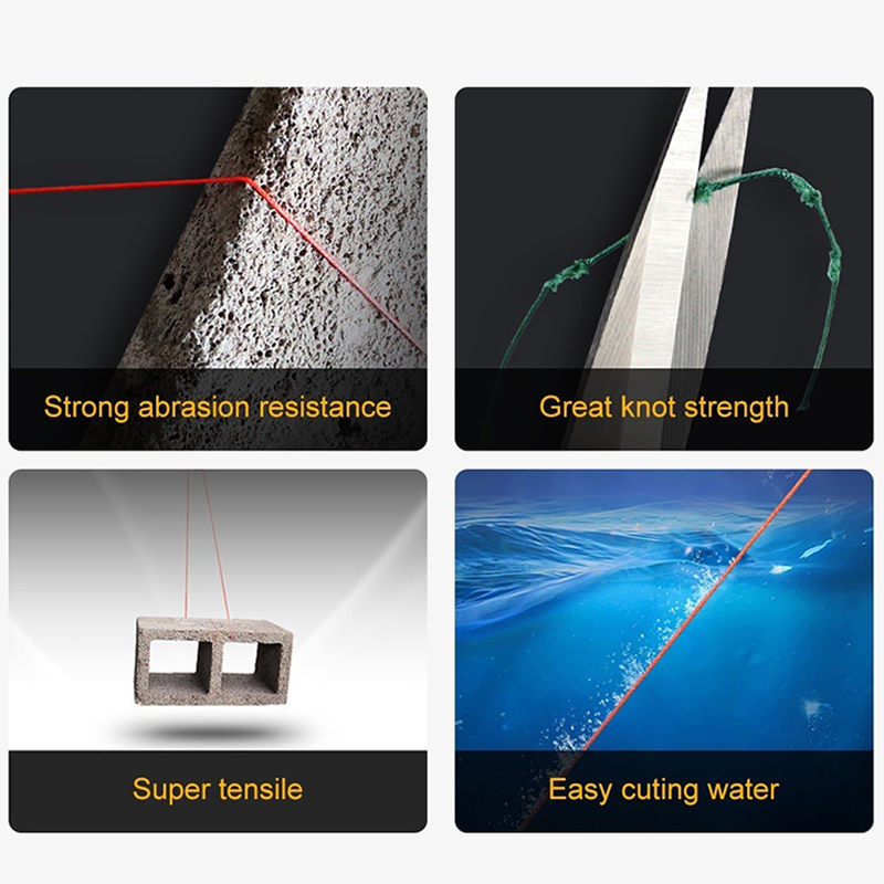 Siam Hiker JOF 500m PE สายตกปลาถัก การถัก 4 เส้น หลากสี ทนทาน สายเอ็นตกปลาแรงดึงสูง เหมาะสำหรับตกปลาทะเล - รูปที่ 3