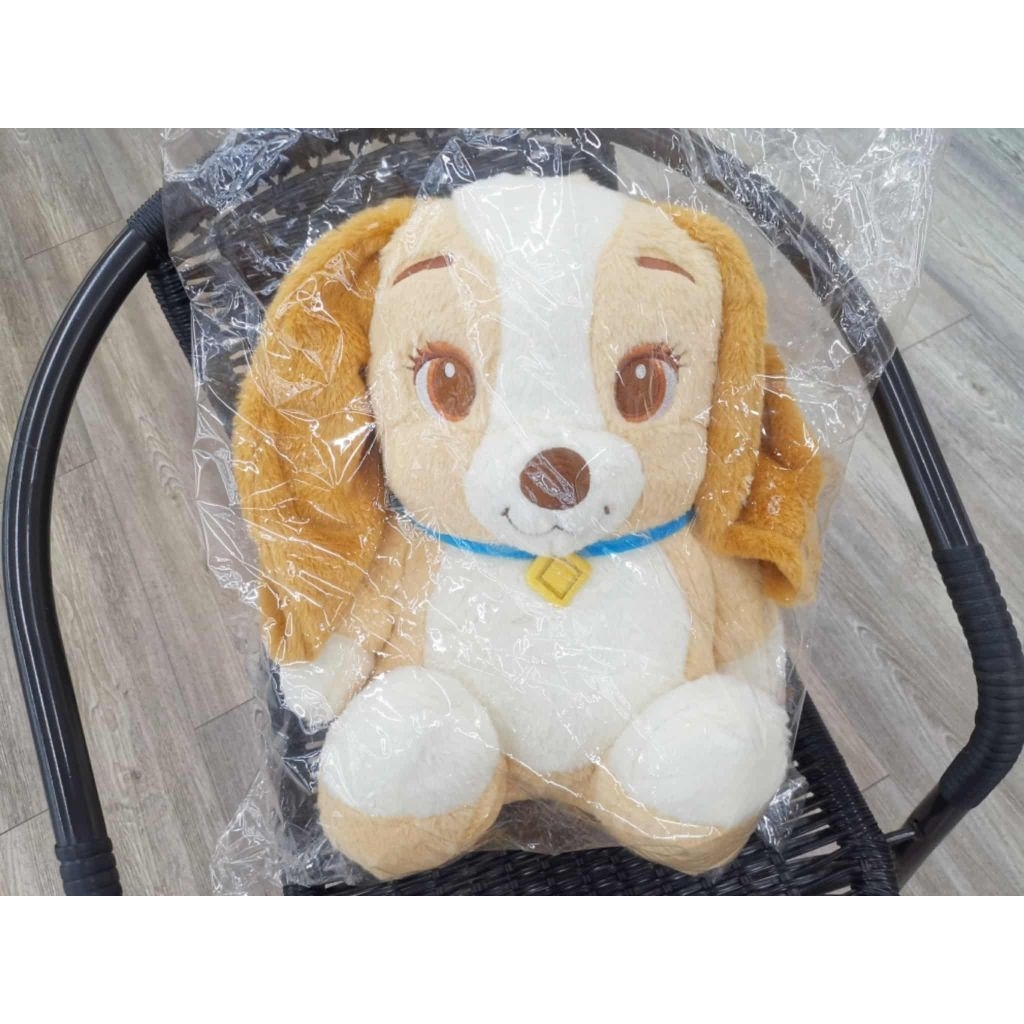 ตุ๊กตา+ผ้าห่มLady and Tramp แมวMarie  แมวลูซิเฟอร์ ลิขสิทธิ์แท้