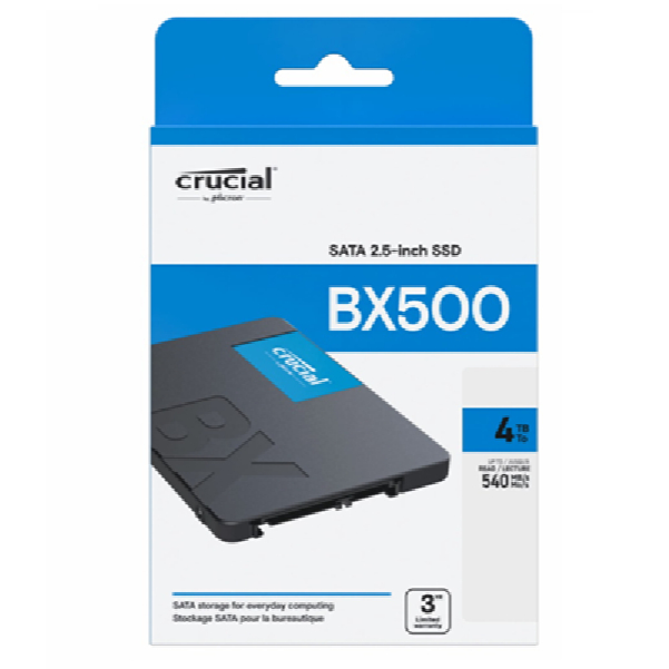 Crucial 4TB BX500 SATA3 2.5  SSD