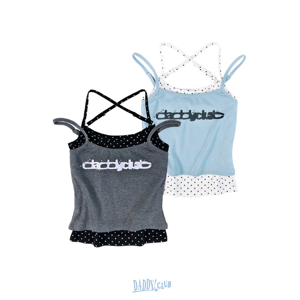 DADDYCLUB | Dtan Layer Tank Top เสื้อกล้ามเลเยอร์สุดน่ารัก