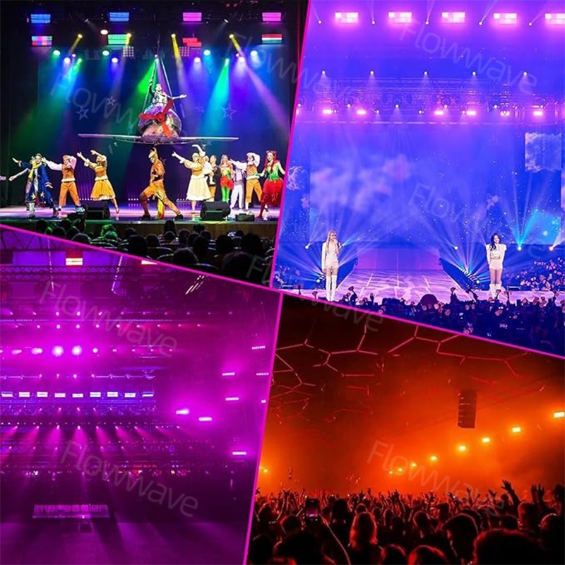 Flowwave ไฟดิสโก้ 1000W - พลังแสงเต็มพิกัด 960 LED RGBW พร้อมสโตรบ สำหรับทุกงานบันเทิง - รูปที่ 7