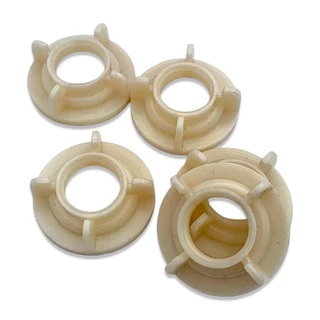 แหวนเกลียวใต้ก๊อกอ่างซิงค์ ทองเหลือง/PVC ขนาด1/2" (4 หุน)