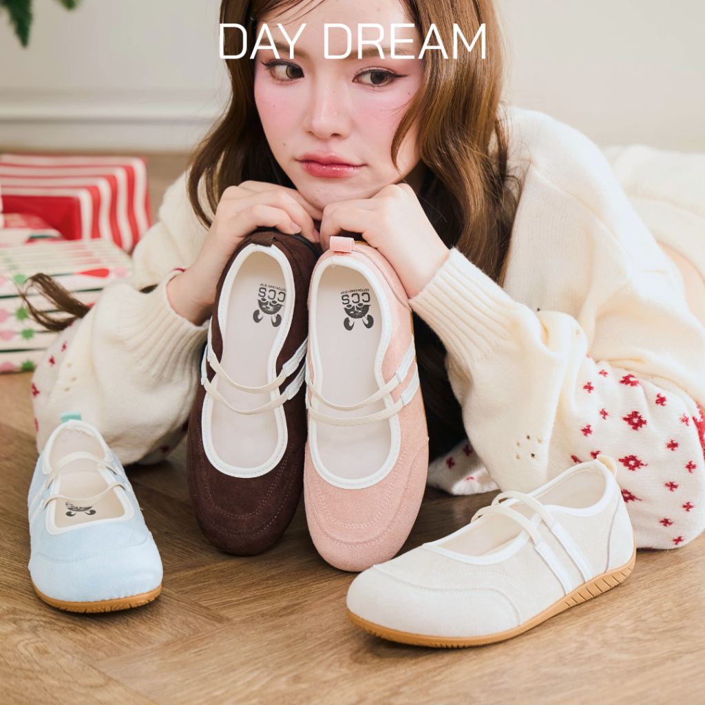 CCS - รองเท้าแมรี่เจนผ้าใบ รุ่น Day Dream รองเท้าสายคาดที่ใส่แล้วได้ลุคน่ารักสดใส แต่ยังเดินสบายทั้ง