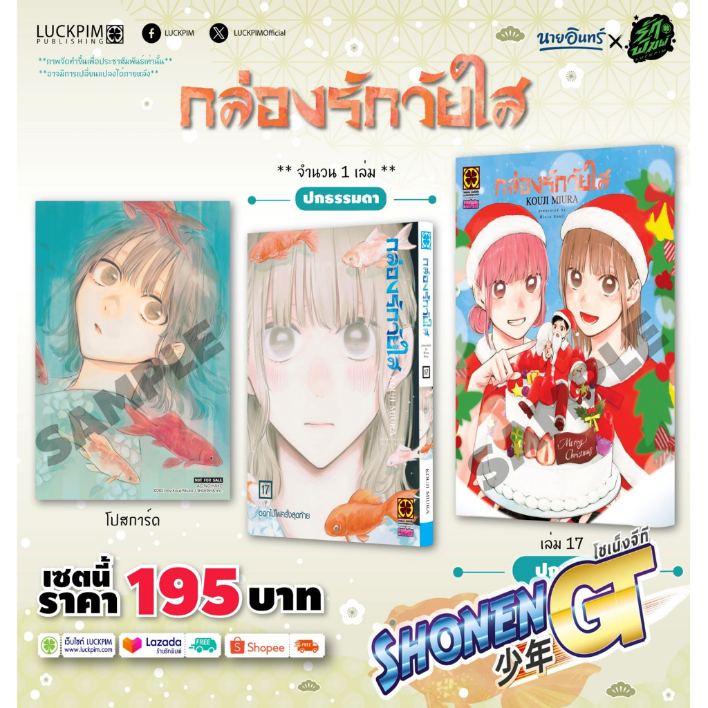 หนังสือ กล่องรักวัยใส 17 (ปกพิเศษ Only) สำนักพิมพ์ รักพิมพ์ พับลิชชิ่ง