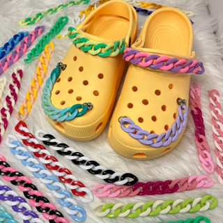 🔥พร้อมส่ง🔥อุปกรณ์ตกแต่งรองเท้า ได้ครบเซ็ตตามรูป เครื่องประดั…