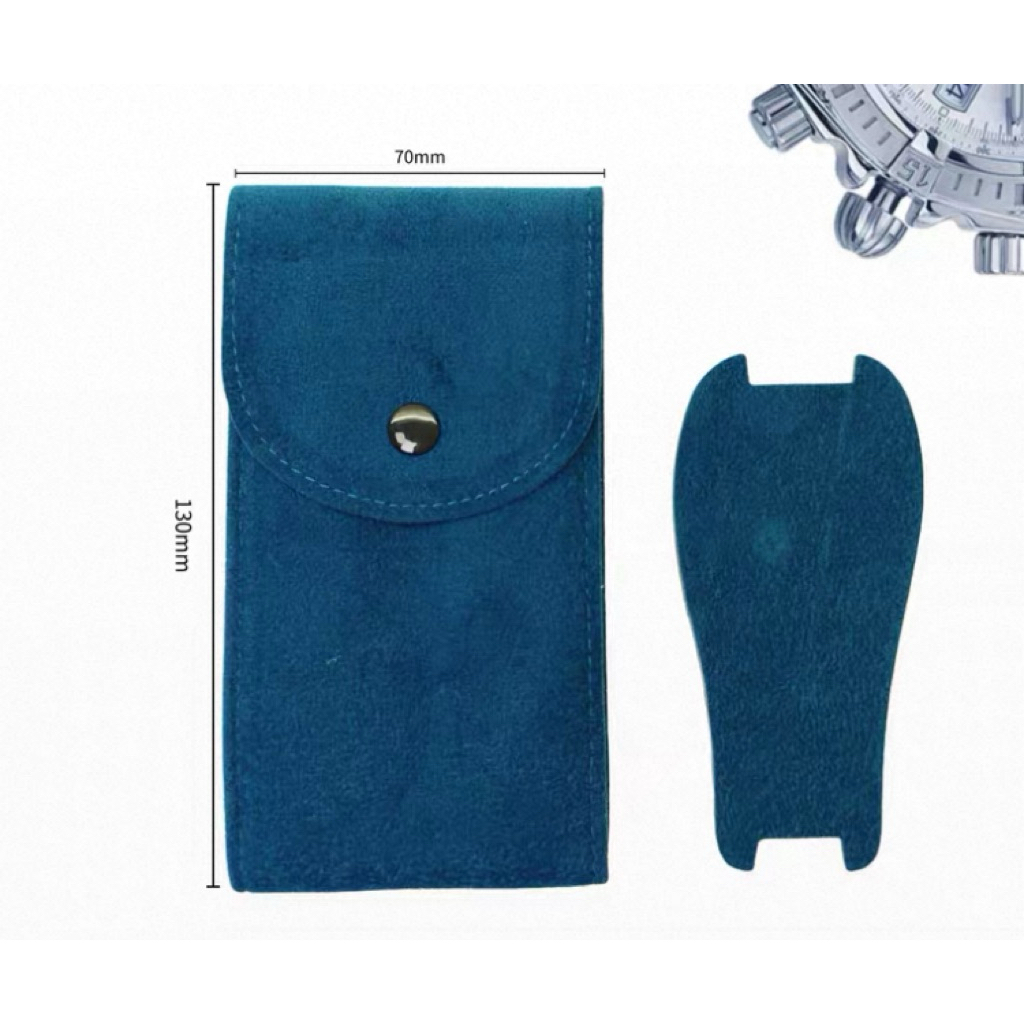 ซองใส่นาฬิกาPortable Velvet Flip-Top Bag, Jewelry Bag, Watch Storage Bag, Protective Cover, Watch Jewelry Bag