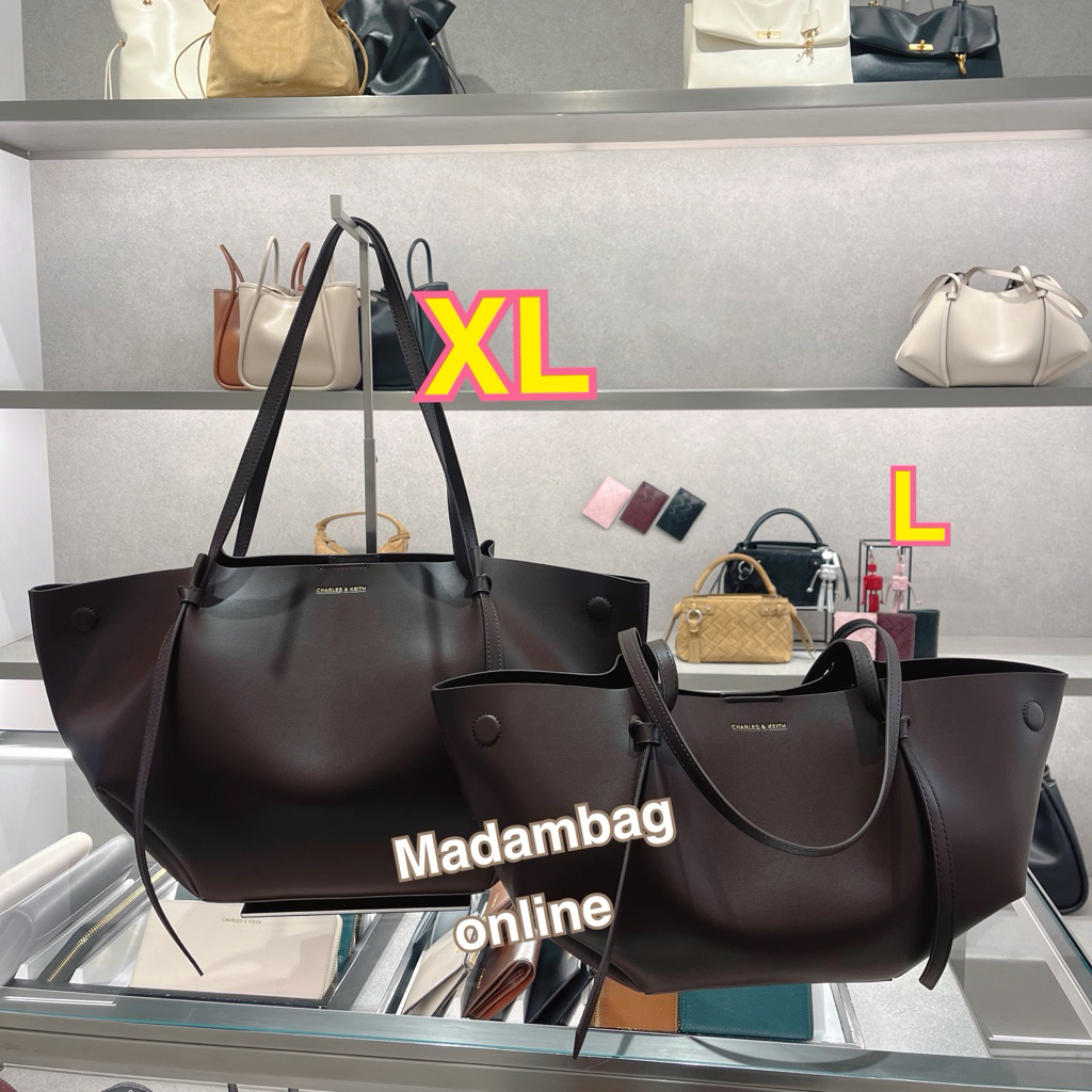 𝗖𝗛𝗔𝗥𝗟𝗘𝗦 & 𝗞𝗘𝗜𝗧𝗛 Calla Tote Bag  กระเป๋าสะพายไหล่ (ร้าน Madambagonline)