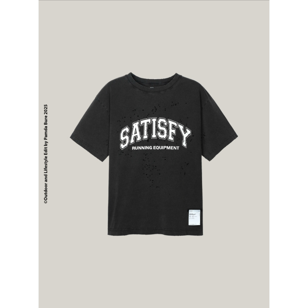 🚩SATISFY Running MothTech™ “Satisfy” T-Shirt Aged Black