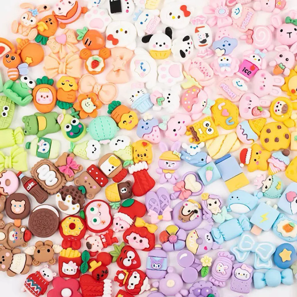 💦พร้อมส่ง💦ตัวติดรองเท้า Jibbitz จิ๊บบิท ตัวติดรองเท้าที่มีรู ลายขนมน่ารักๆ ตัวติด 3 มิติ (ราคาต่อ 1 ชิ้น)