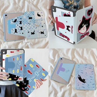 🔥พร้อมส่ง🔥เคสiPadหมุน 360° Gen12 Gen11 Air8 11/13 Air7 ที่ใส่ปากกา ลูกแมวปลาน้อย เคส iPad Gen10 Air6
