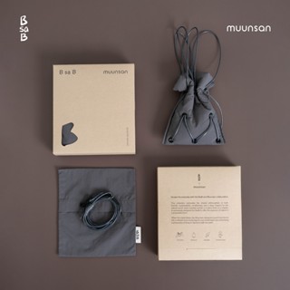 BsaB x Muunsan Scent Sachet Bag Set เซ็ตกระเป๋าสีเทา จะมาคู่…