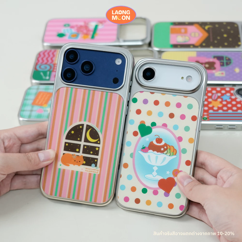 LAONGMOOON เคสสำหรับไอโฟน 17 / 17 Air / 17 Pro / 17 Pro Max ขอบเงิน For iPhone 17 Series Collection thumbnail 5