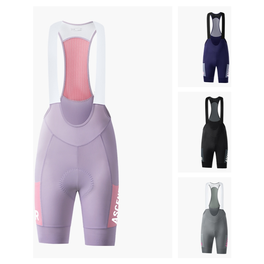 EVR Bib Shorts รุ่น Ascent - เอี๊ยมปั่นจักรยานสำหรับผู้หญิง รุ่น Ascent
