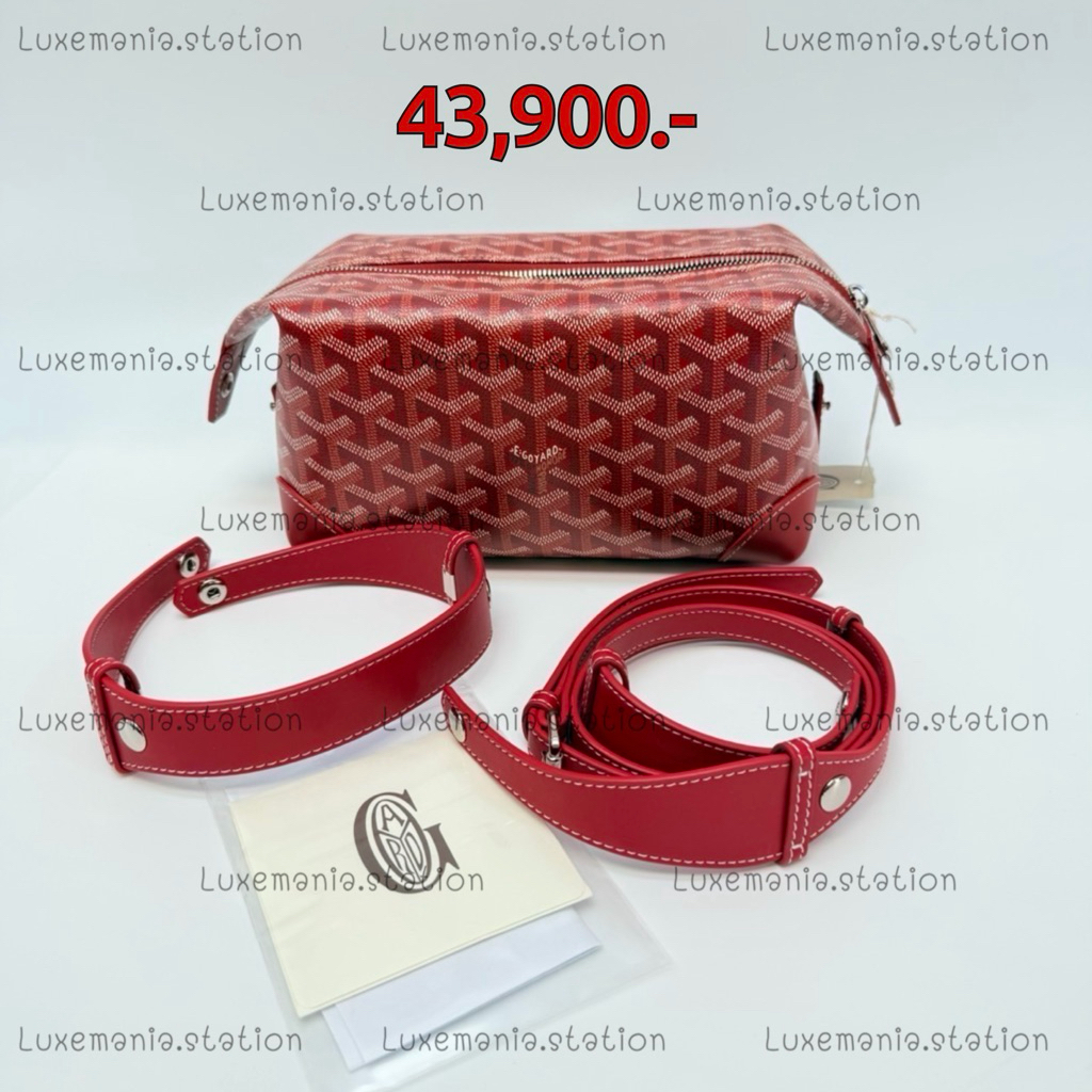 โปรพิเศษเฉพาะสองสีนี้🔥🇹🇭👜[พร้อมส่ง]: Goyard Bowling 25" Bag สายยาวแถมสายสั้น‼️ก่อนกดสั่งรบกวนทักมาเช