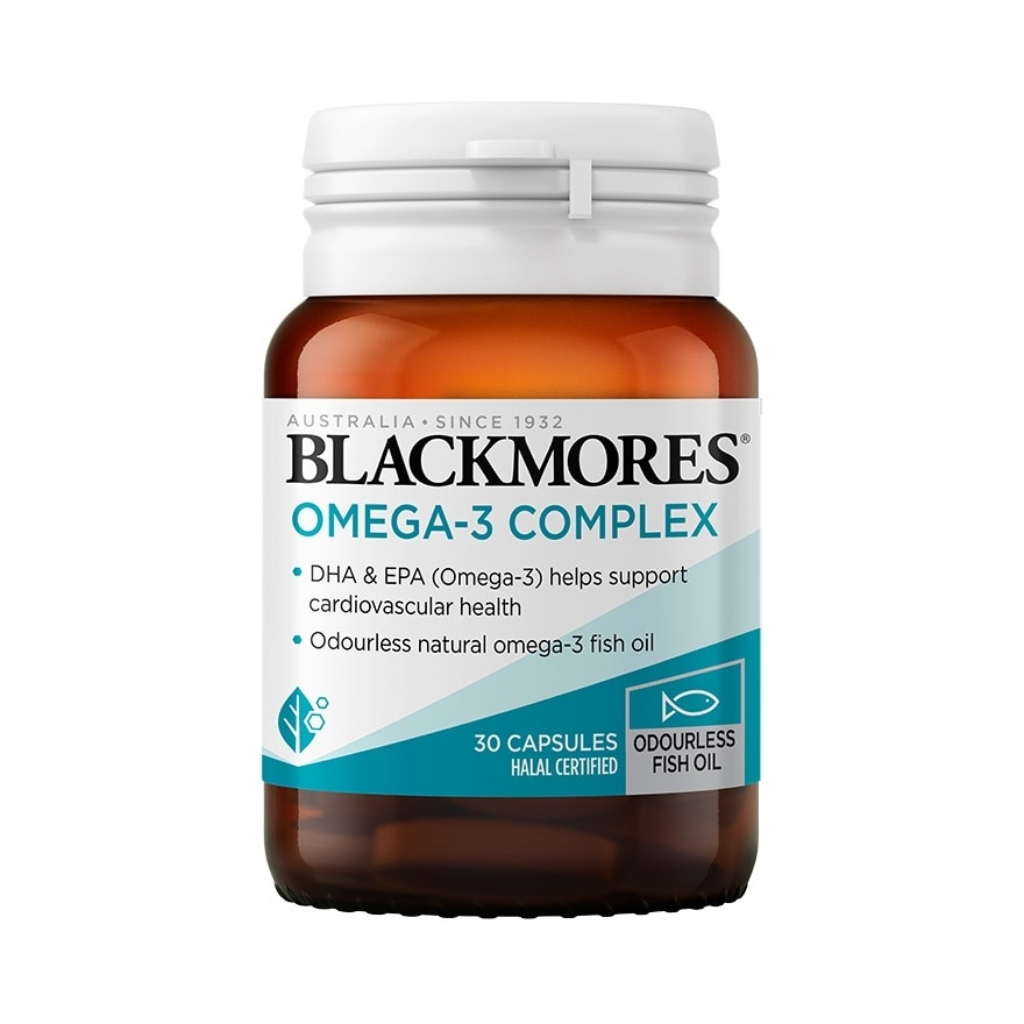 Blackmores Omega-3 Complex 30 Cap. แบลคมอร์ส BM