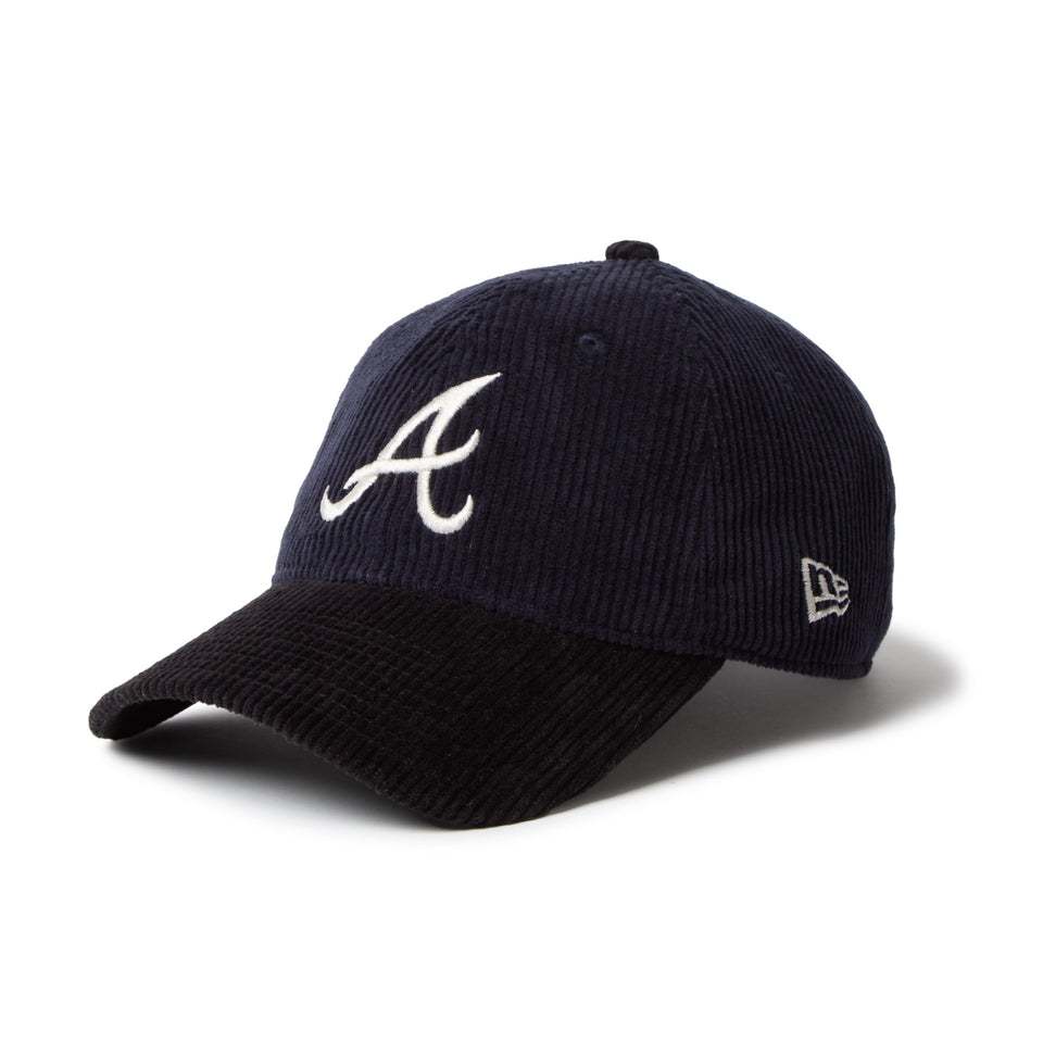 New Era หมวกรุ่น Atlanta Braves Corduroy Navy And Black 9Twenty Capp