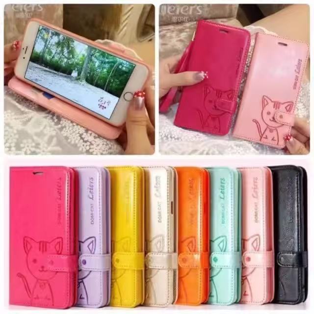 เคสฝาพับหนัง Domicat กระเป๋า สำหรับ iPhone 15 14 13 12 11 Pro Max 7/8Plus ซอง ฝาพับ เปิดปิด ใส่บัตร ตั้งได้