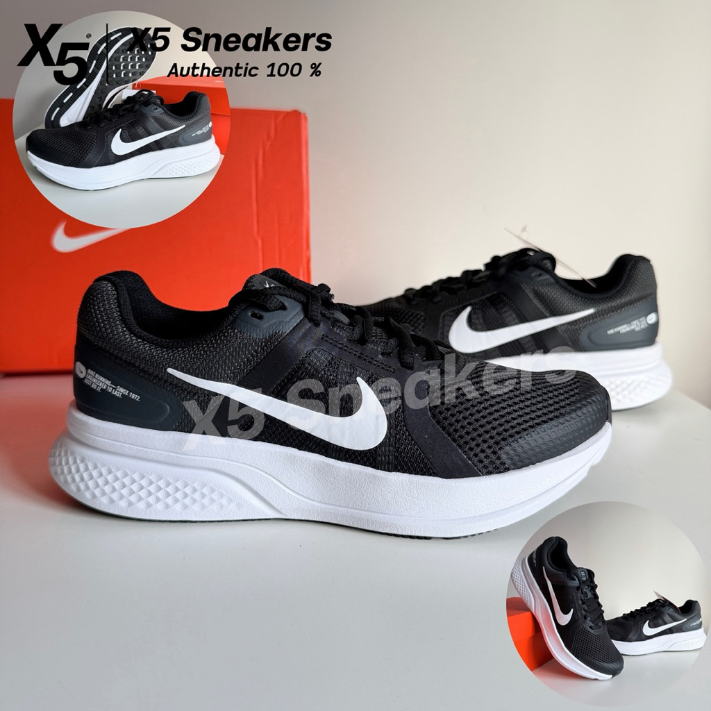 NIKE ของแท้ 100%  W Run Swift 2 สีดำขาว