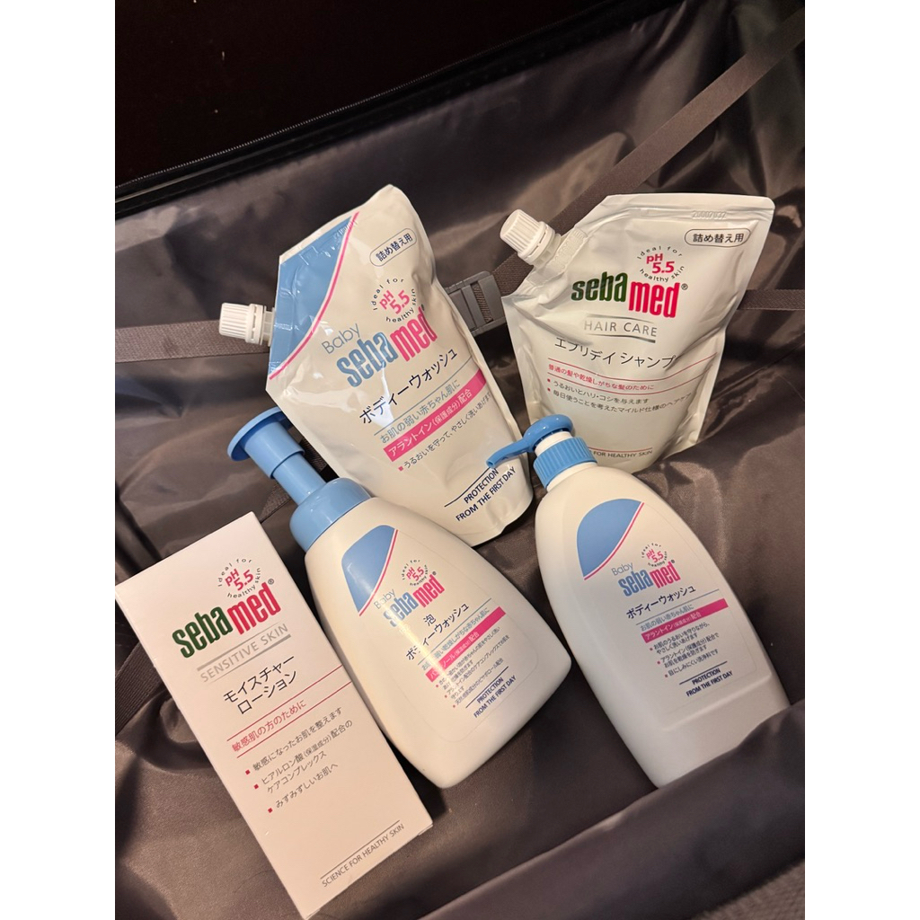 🇩🇪 made in germany seba med baby ของแท้ ป้ายญี่ปุ่น สบู่ แชมพู โฟมอาบน้ำ ph5.5